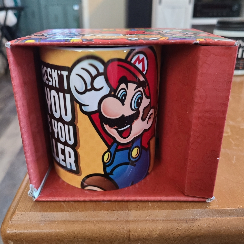Mario Mug What Doesn't Kill You Makes You Smaller